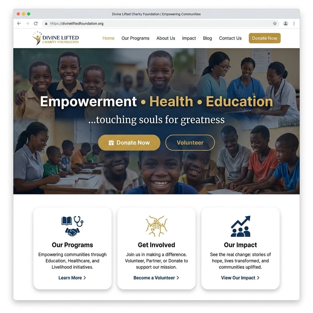 Divine Lifted Charity Foundation